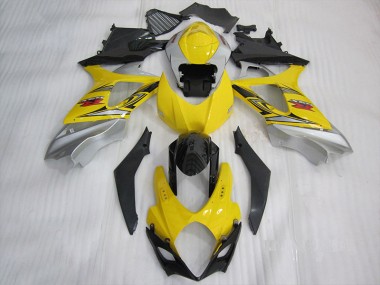 Amarillo Negro Carenados Moto GSXR 1000 K7 07-08