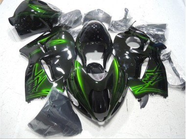 Negro Verde Plástico Moto GSXR 1300 Hayabusa 96-07
